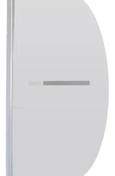 Mampara rebatible 090 esmerilada curva para bañera