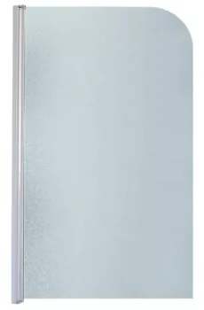 Mampara rebatible 080 esmerilada para bañera